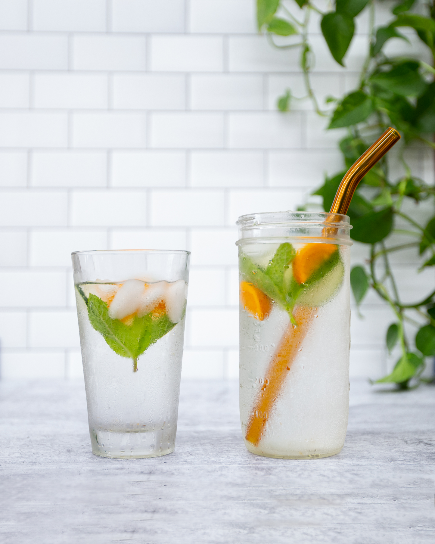 Single Wide Glass Straw