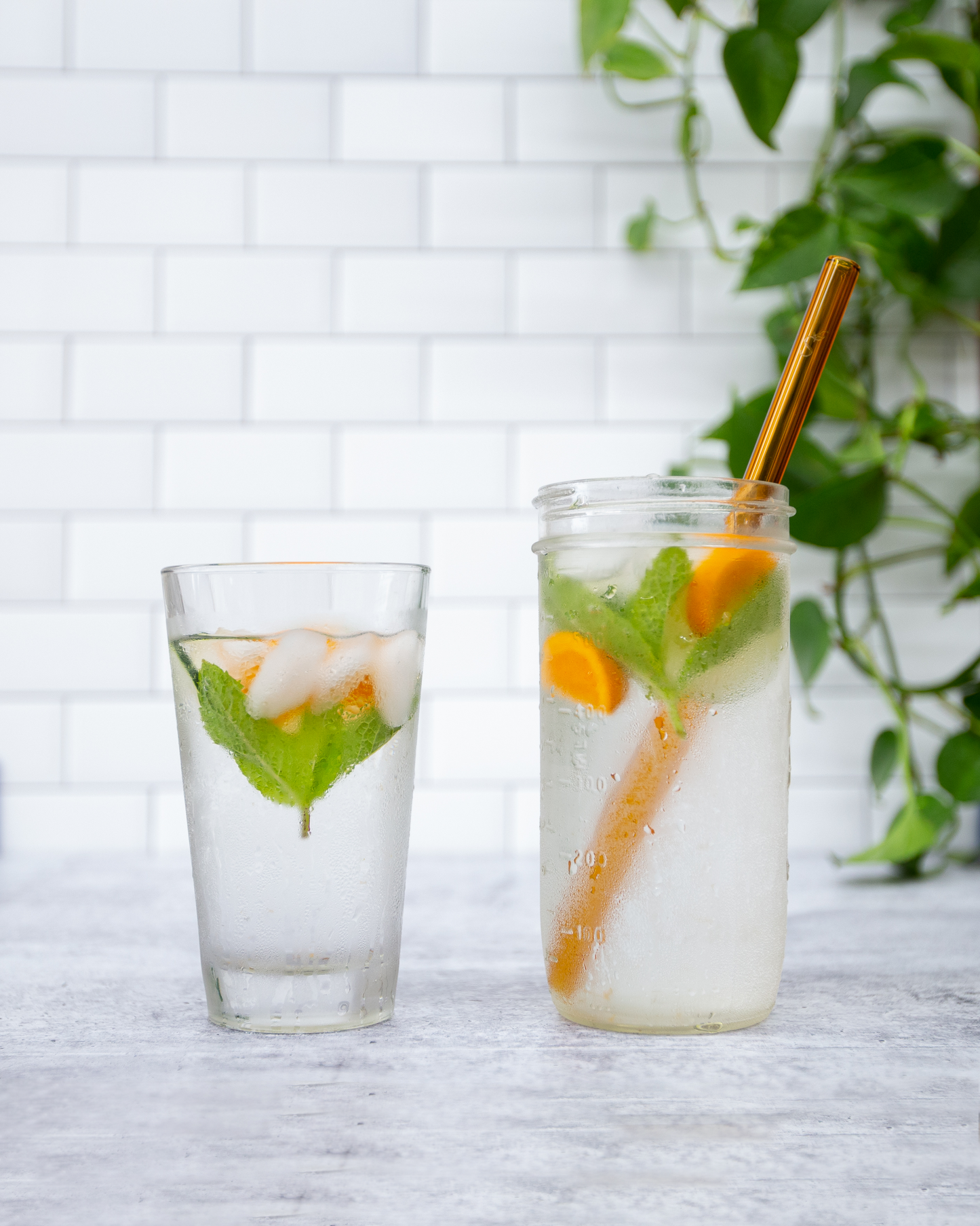 Single Wide Glass Straw