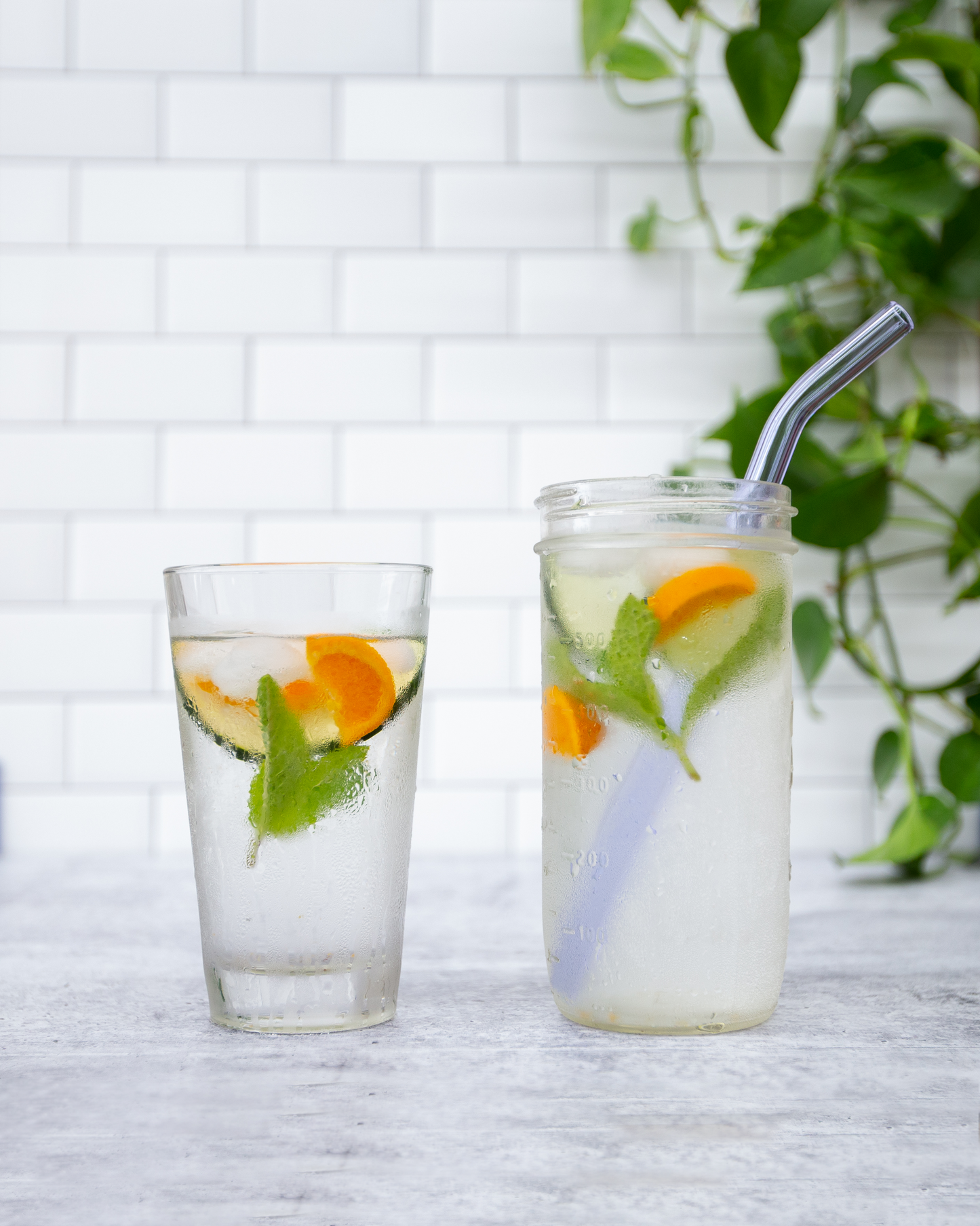 Single Wide Glass Straw