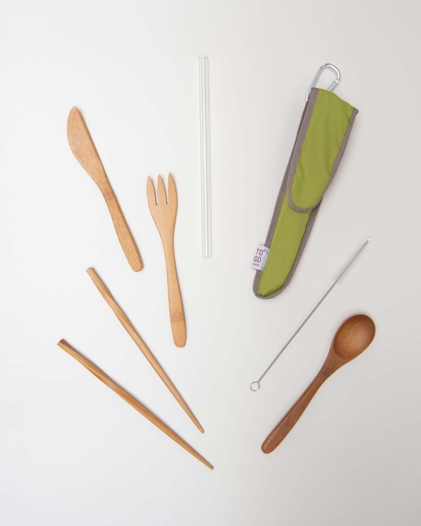 Bamboo Utensil + Classic Straw Kit