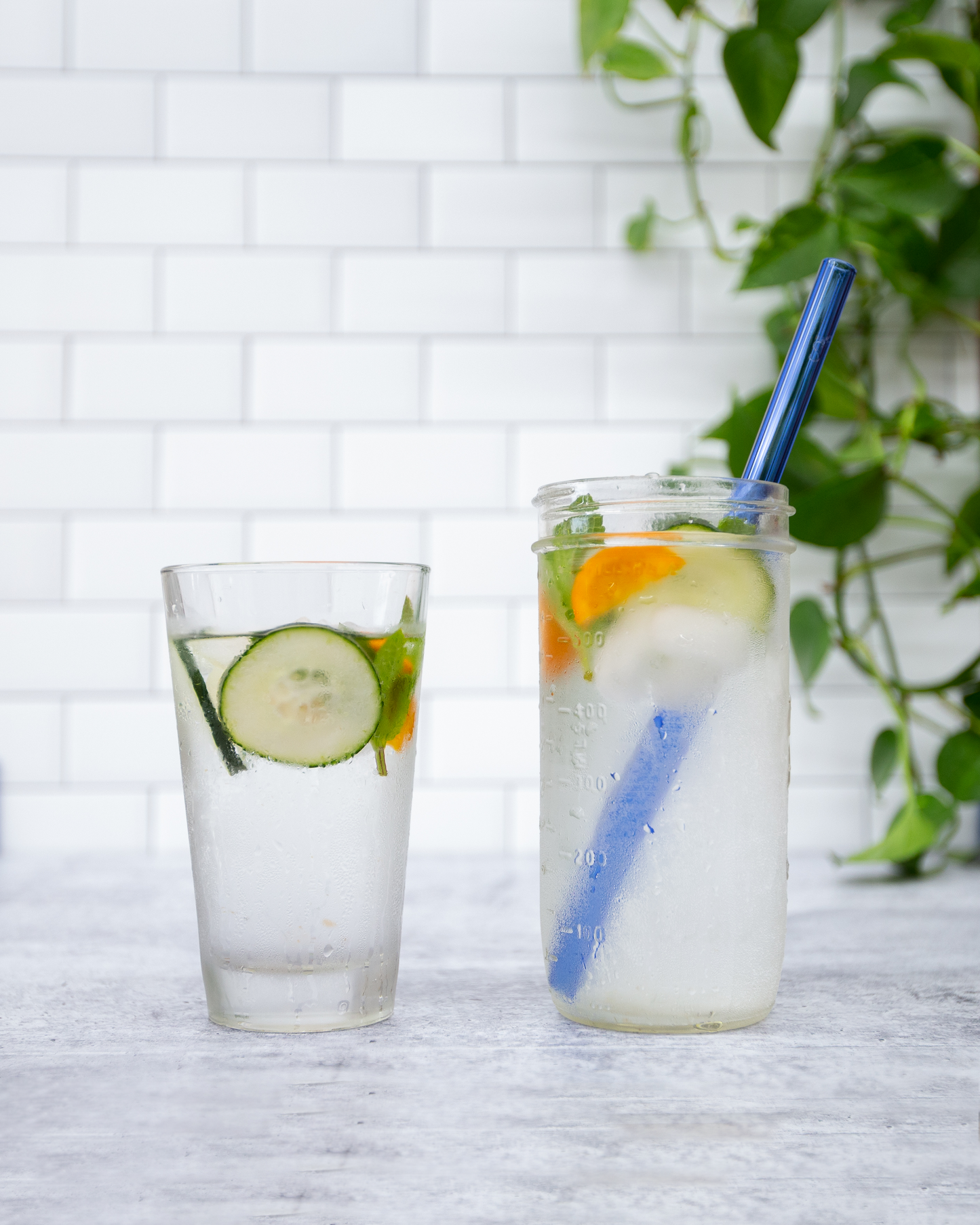 Single Wide Glass Straw
