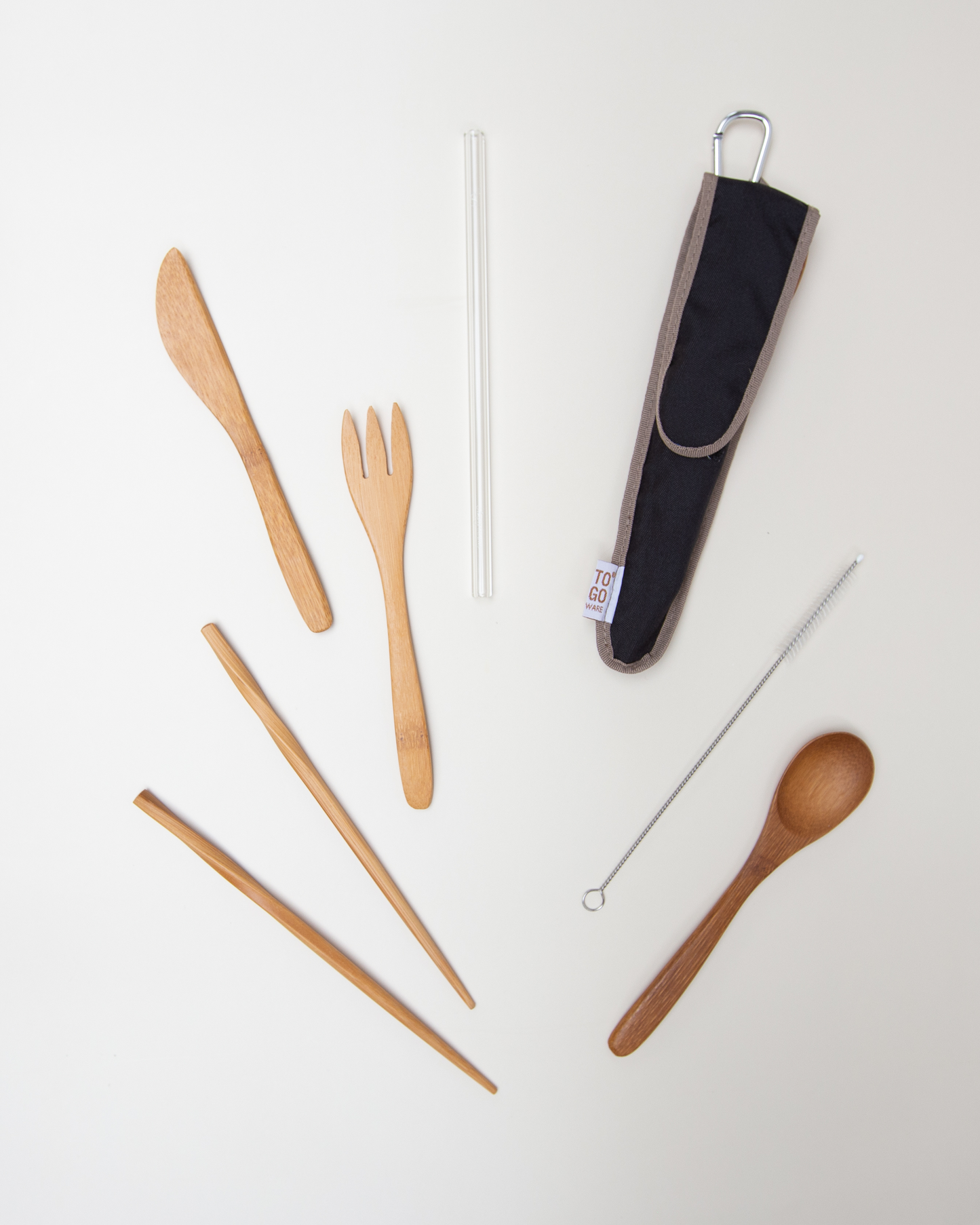Bamboo Utensil + Classic Straw Kit