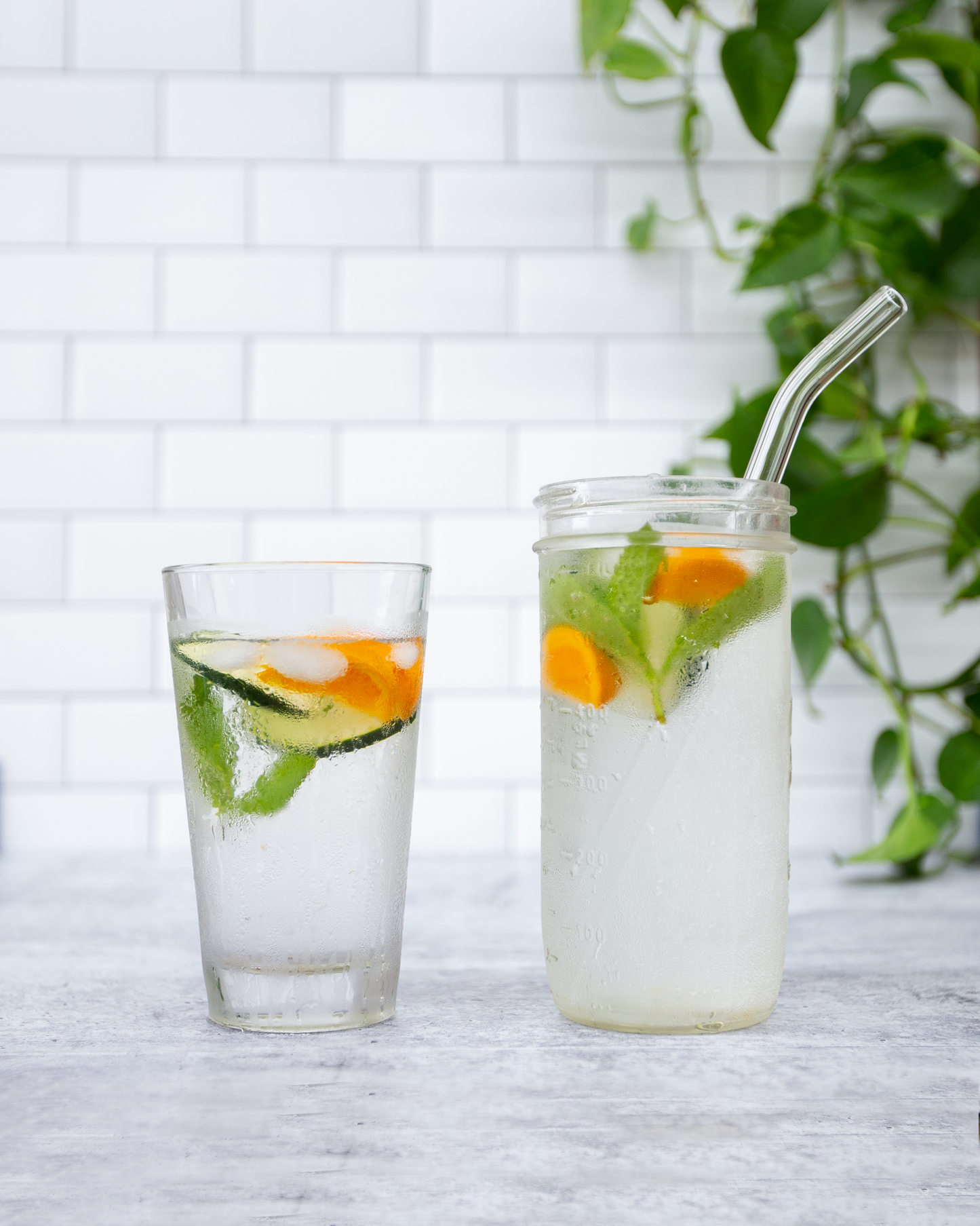 Single Wide Glass Straw