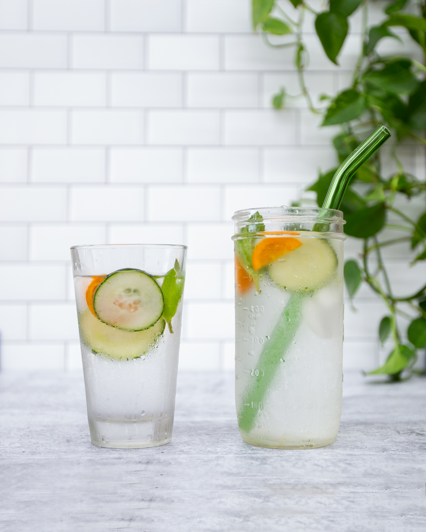Single Wide Glass Straw