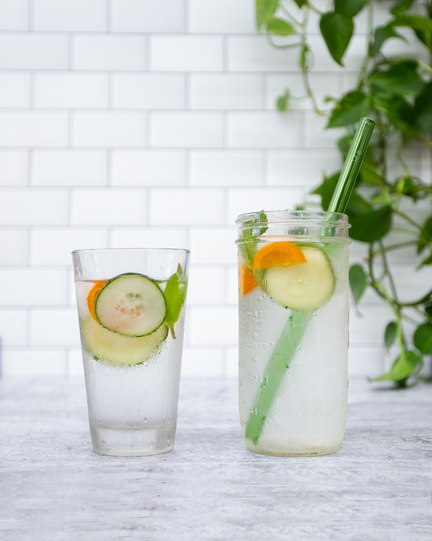 Single Wide Glass Straw
