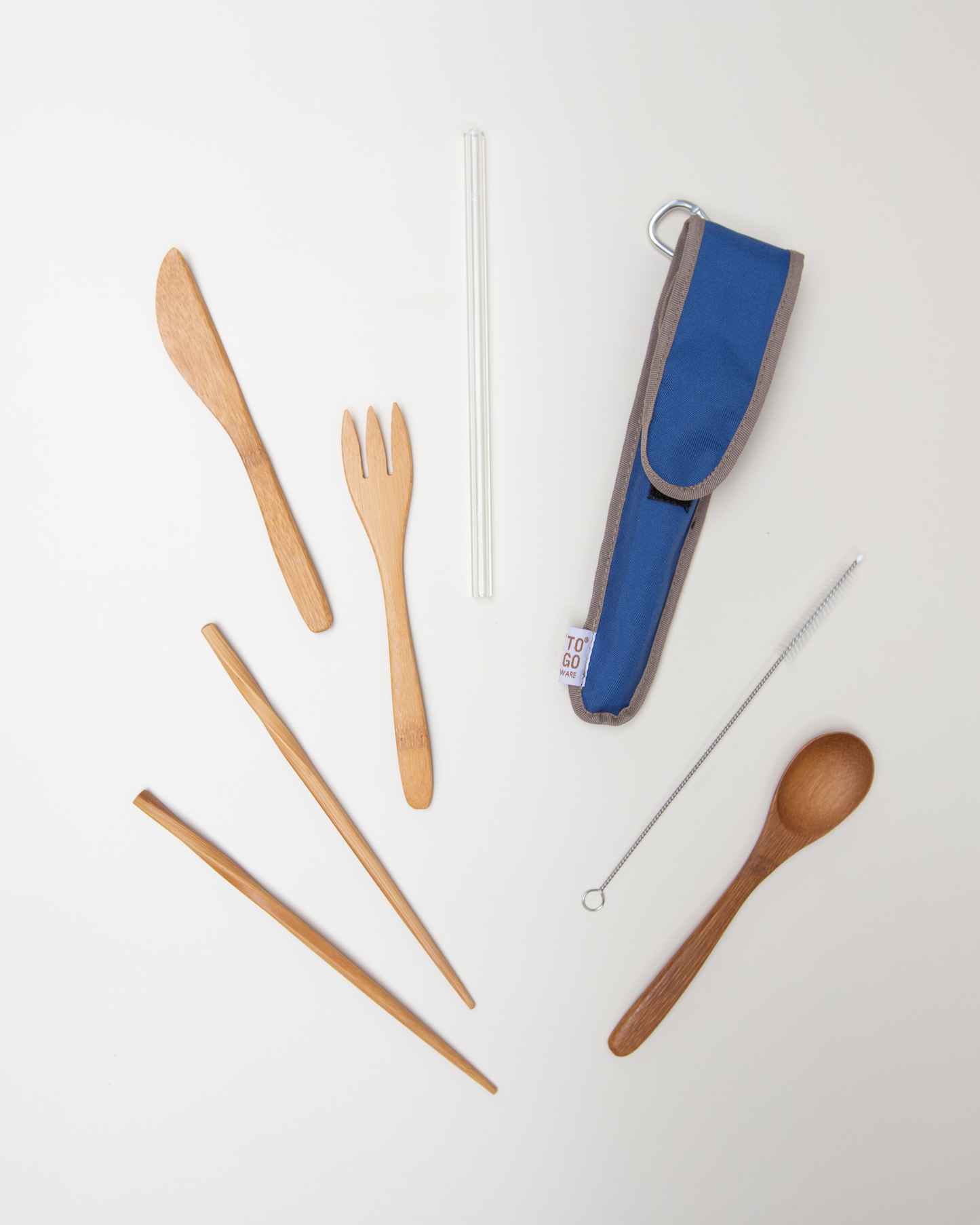 Bamboo Utensil + Classic Straw Kit