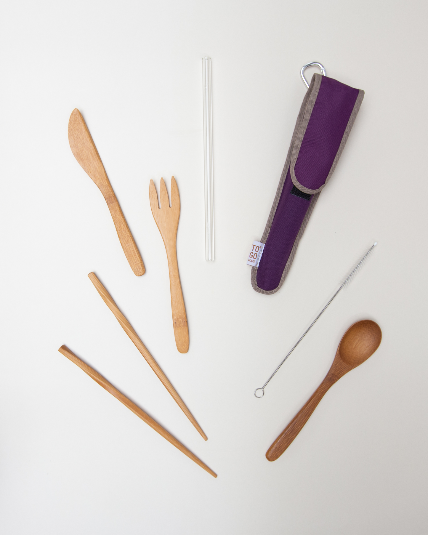 Bamboo Utensil + Classic Straw Kit