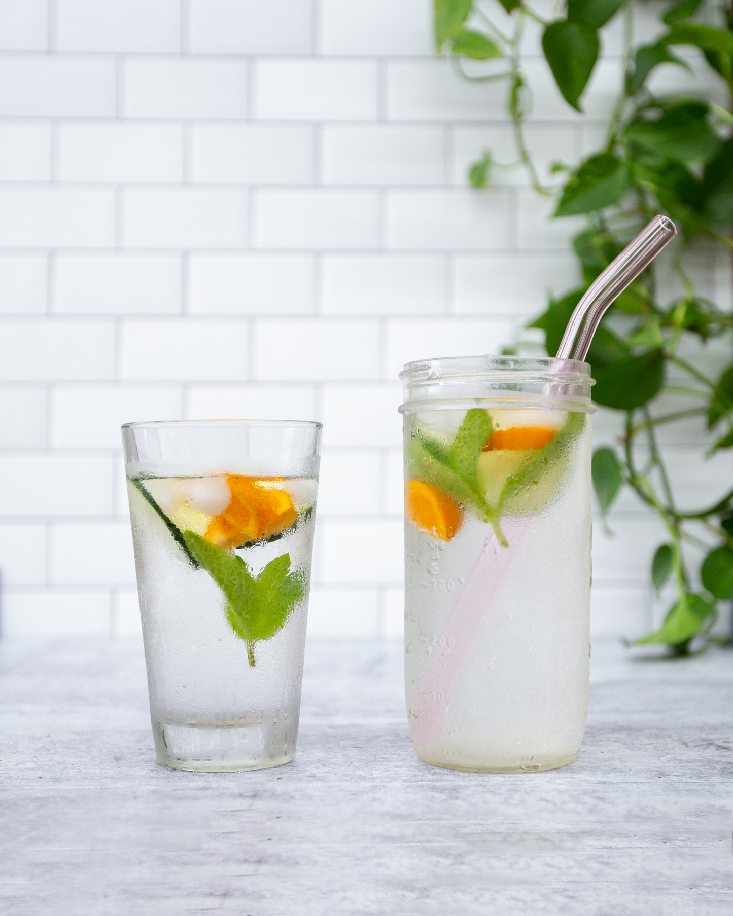 Single Wide Glass Straw