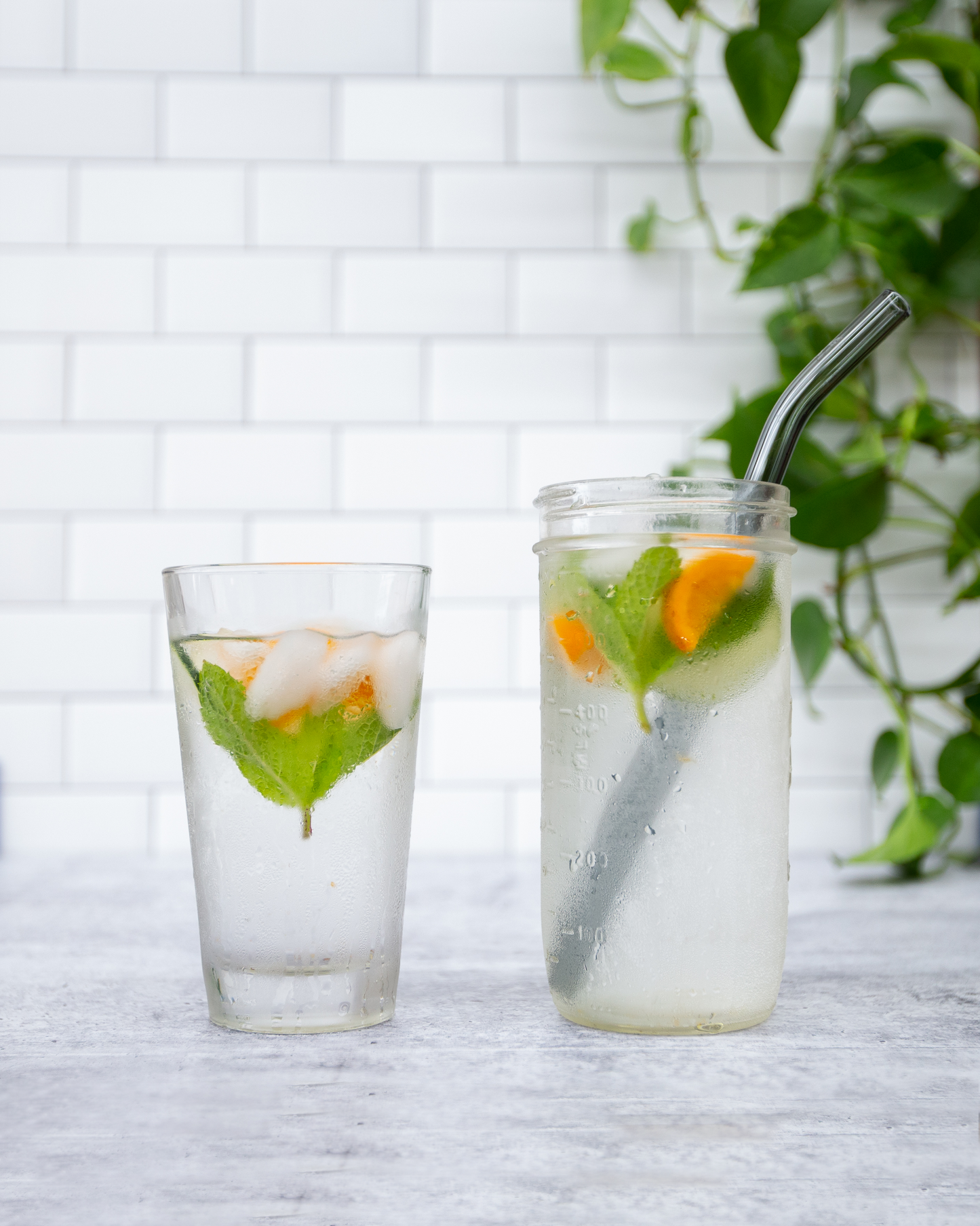 Single Wide Glass Straw