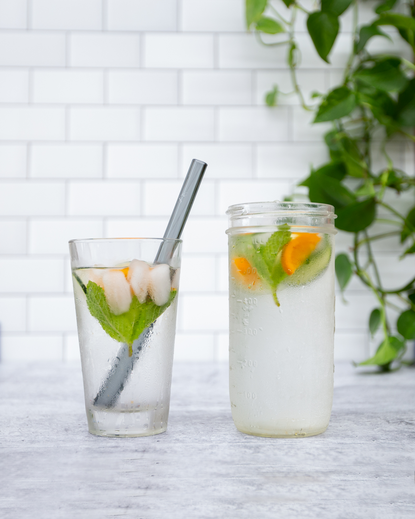 Single Wide Glass Straw