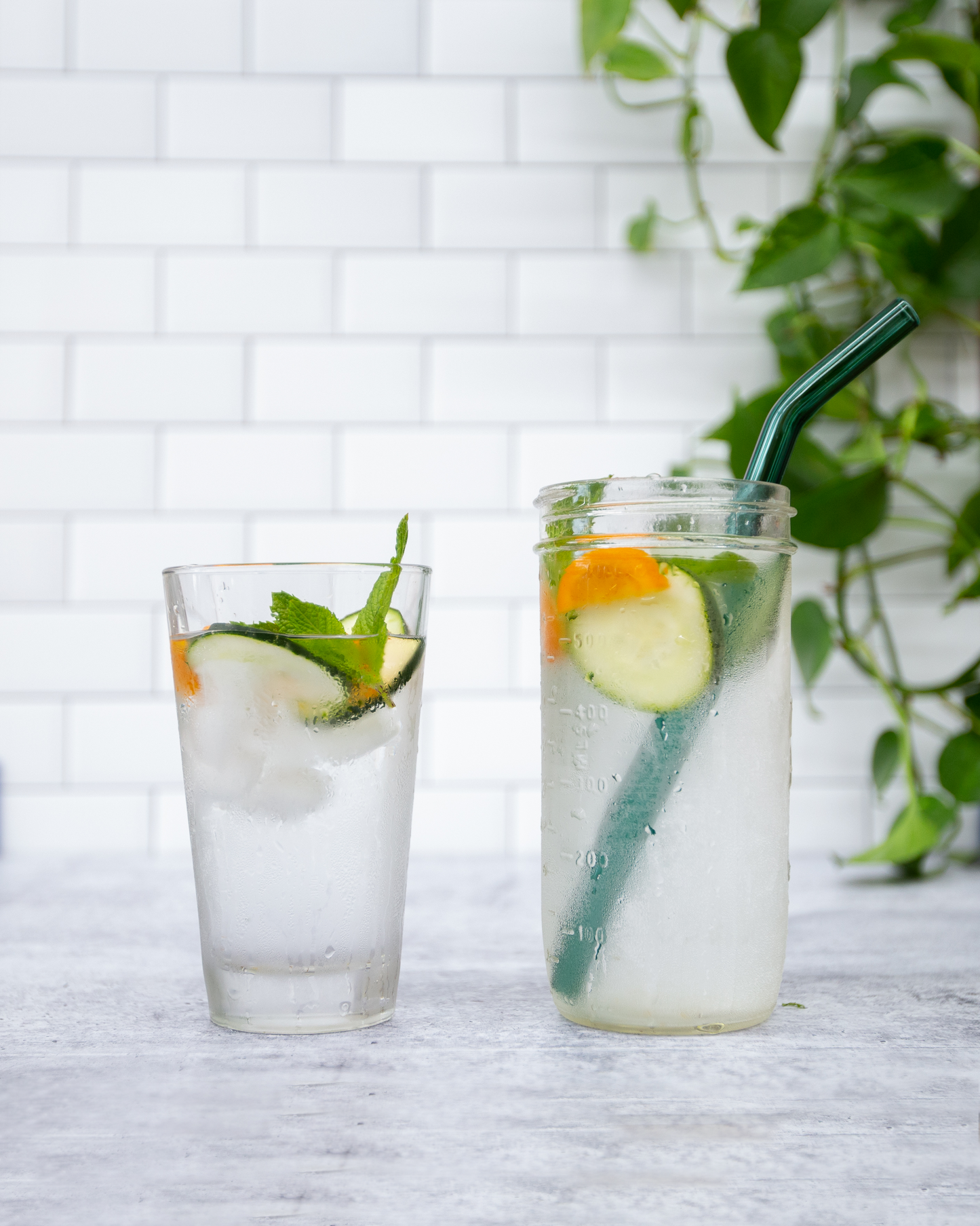 Single Wide Glass Straw
