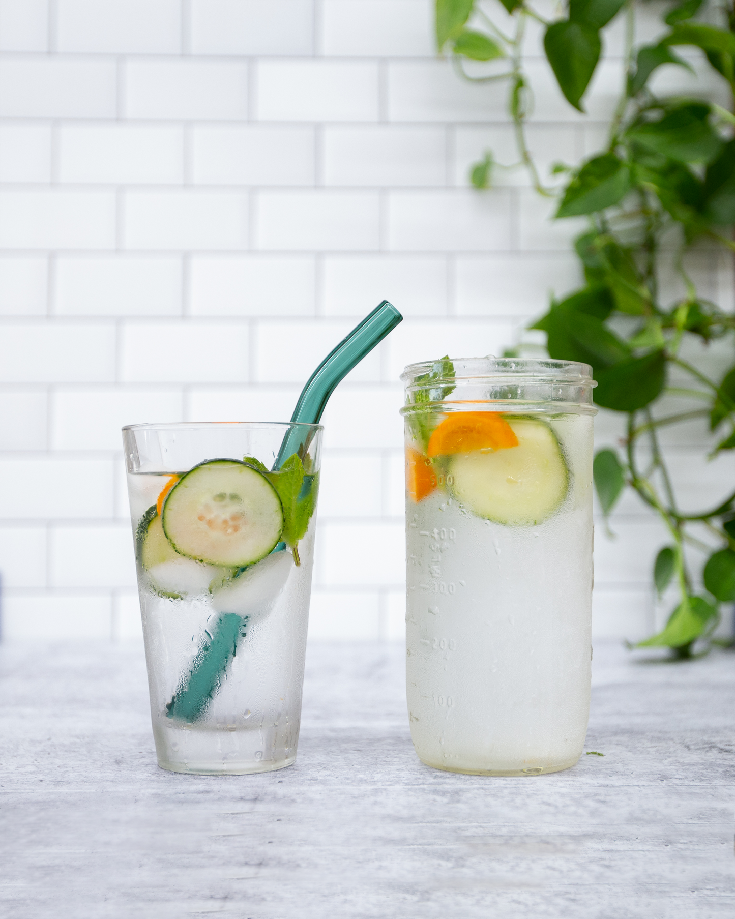 Single Wide Glass Straw