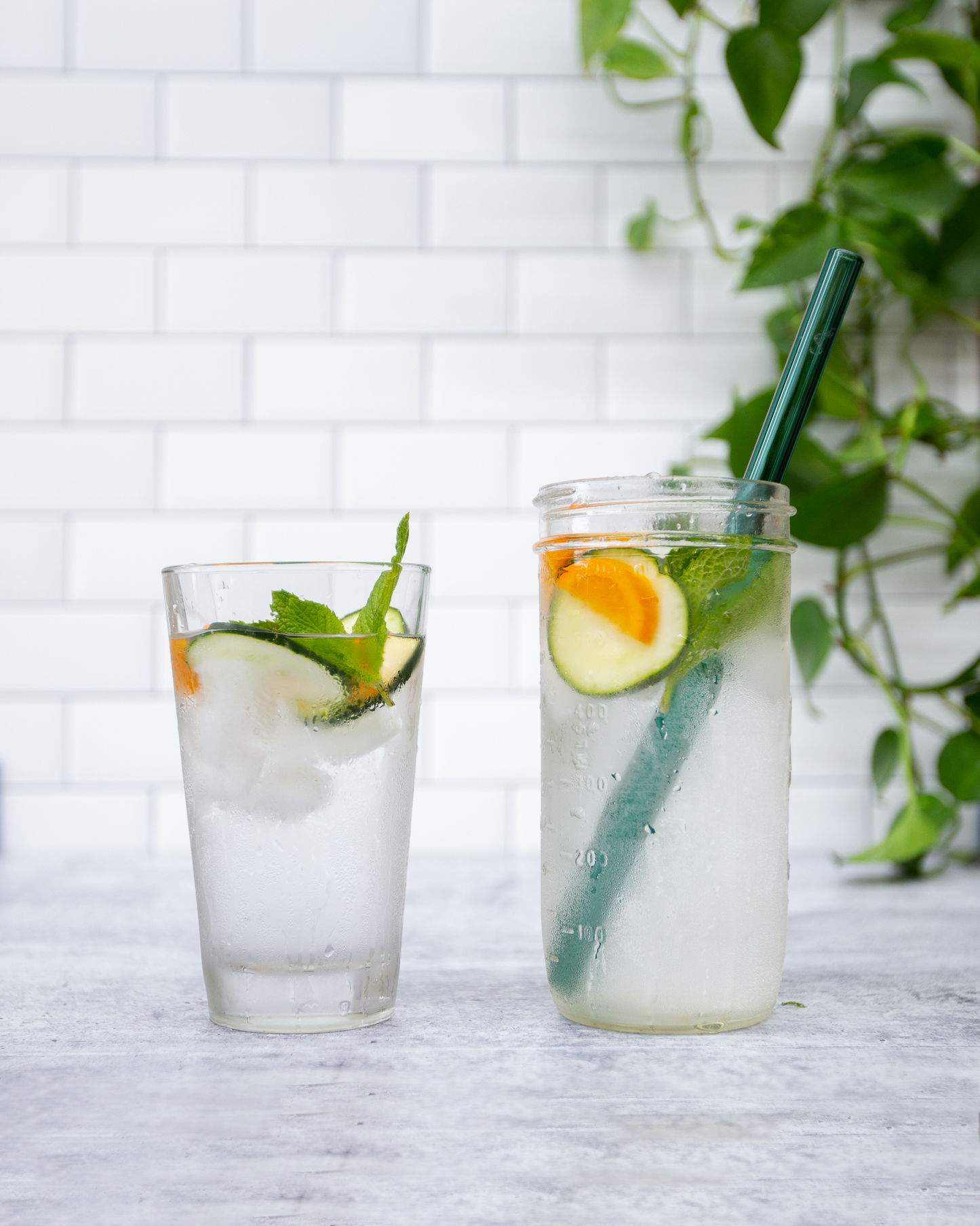 Single Wide Glass Straw