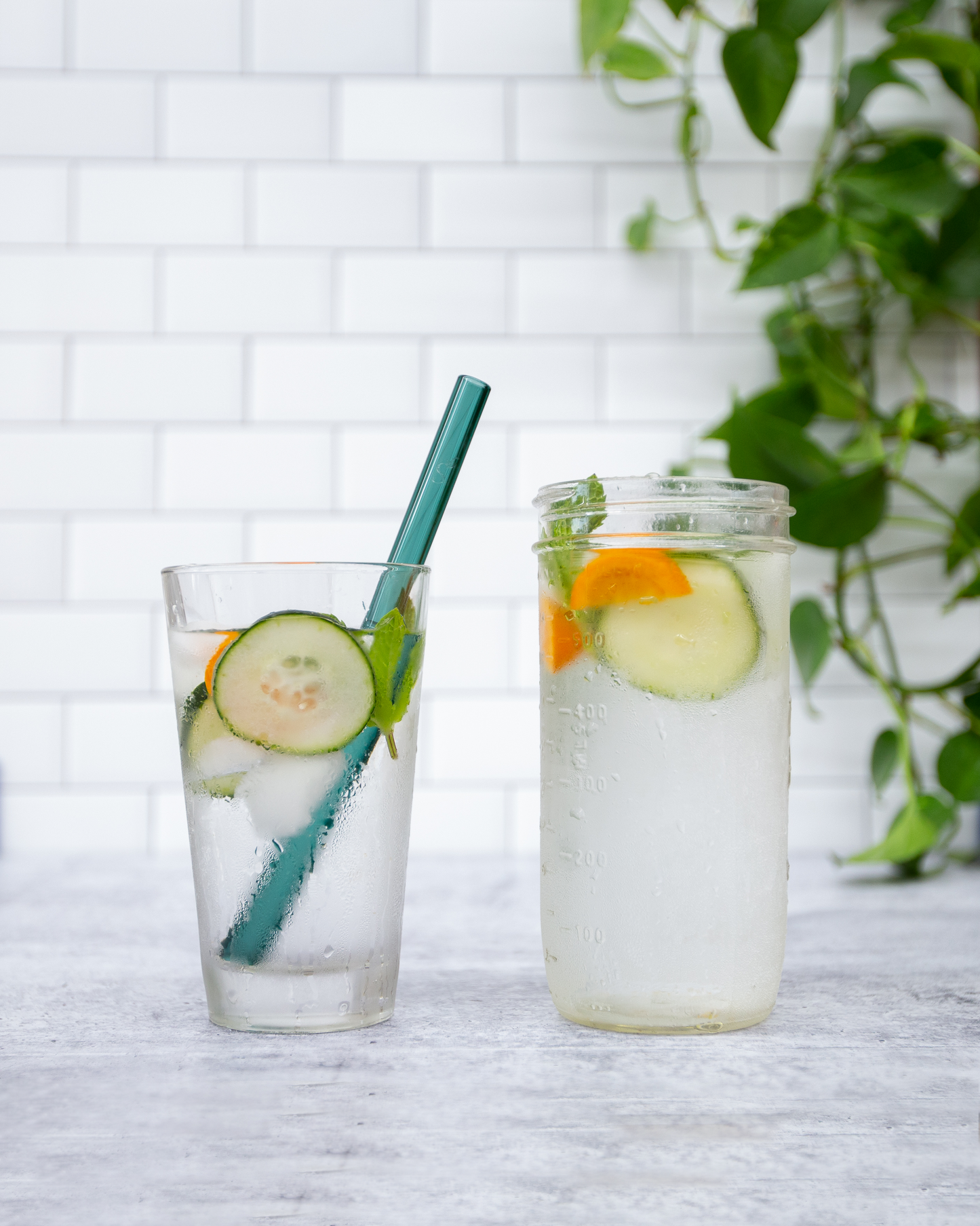 Single Wide Glass Straw