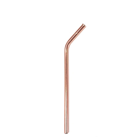 4 Straight Smoothie Straws 8mm - Copper Finish