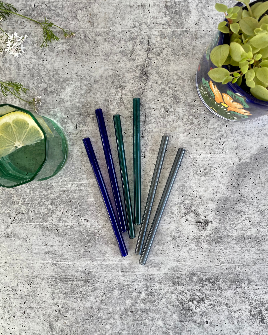 Simply Zero Reusable Glass Smoothie Straw